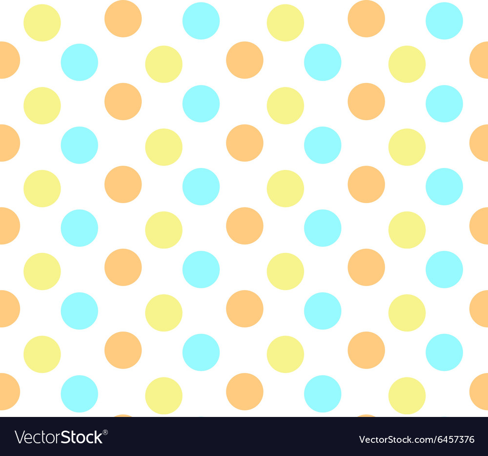 Colored circle seamless pattern