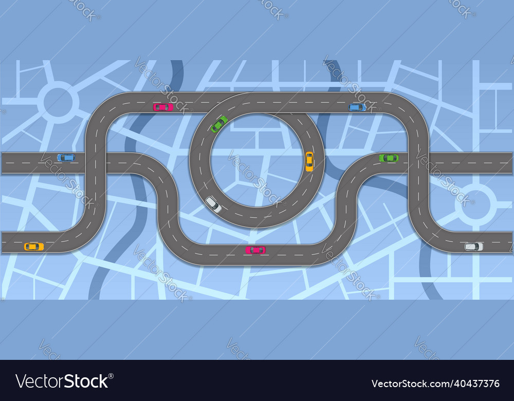 Road map and journey route infographics template Vector Image Road map and journey route infographics template Vector Image