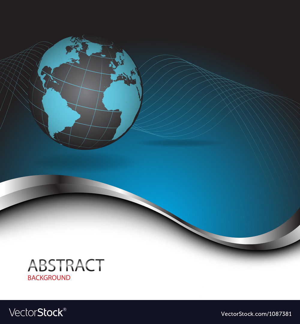 Abstract Business Globe Background