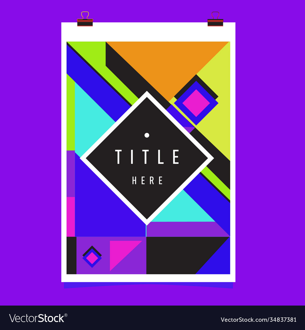 Abstract colorful geometric pattern background
