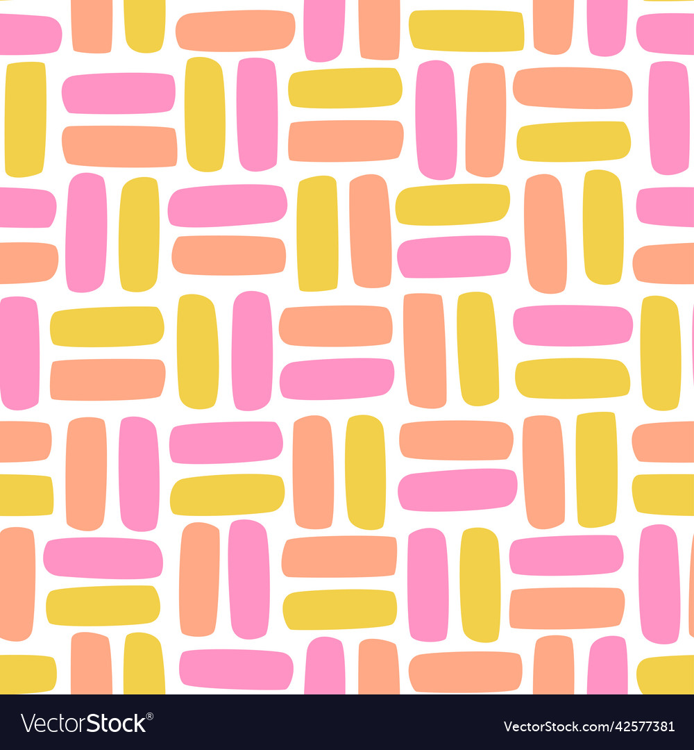 Abstract pattern with colorful rectangles vector image Abstract pattern with colorful rectangles