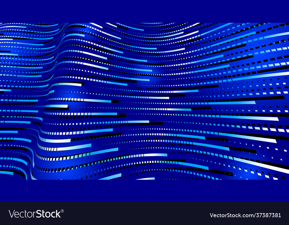 Big data flow technology and science background vector image Big data flow technology and science background