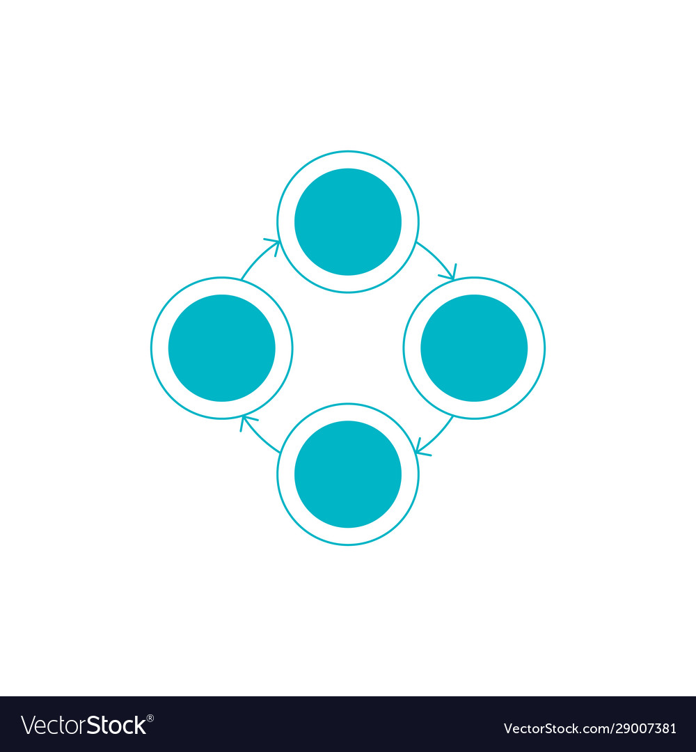 Infographic element chart graph diagram with 4