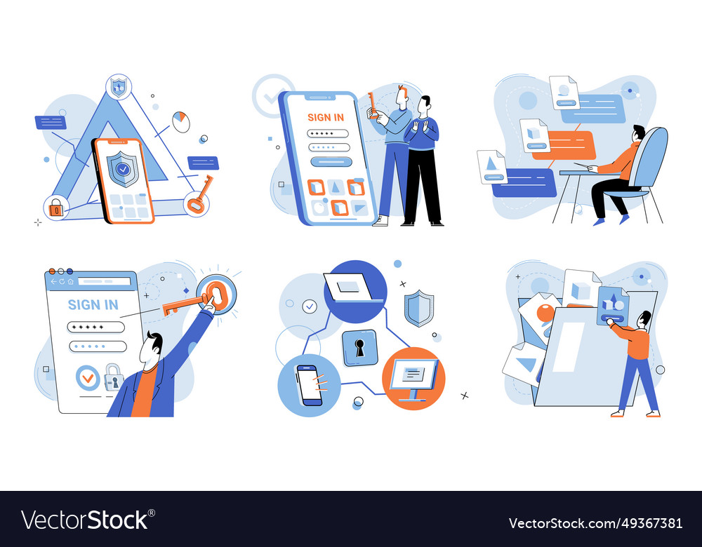 Login password users need to confirm vector image Login password users need to confirm