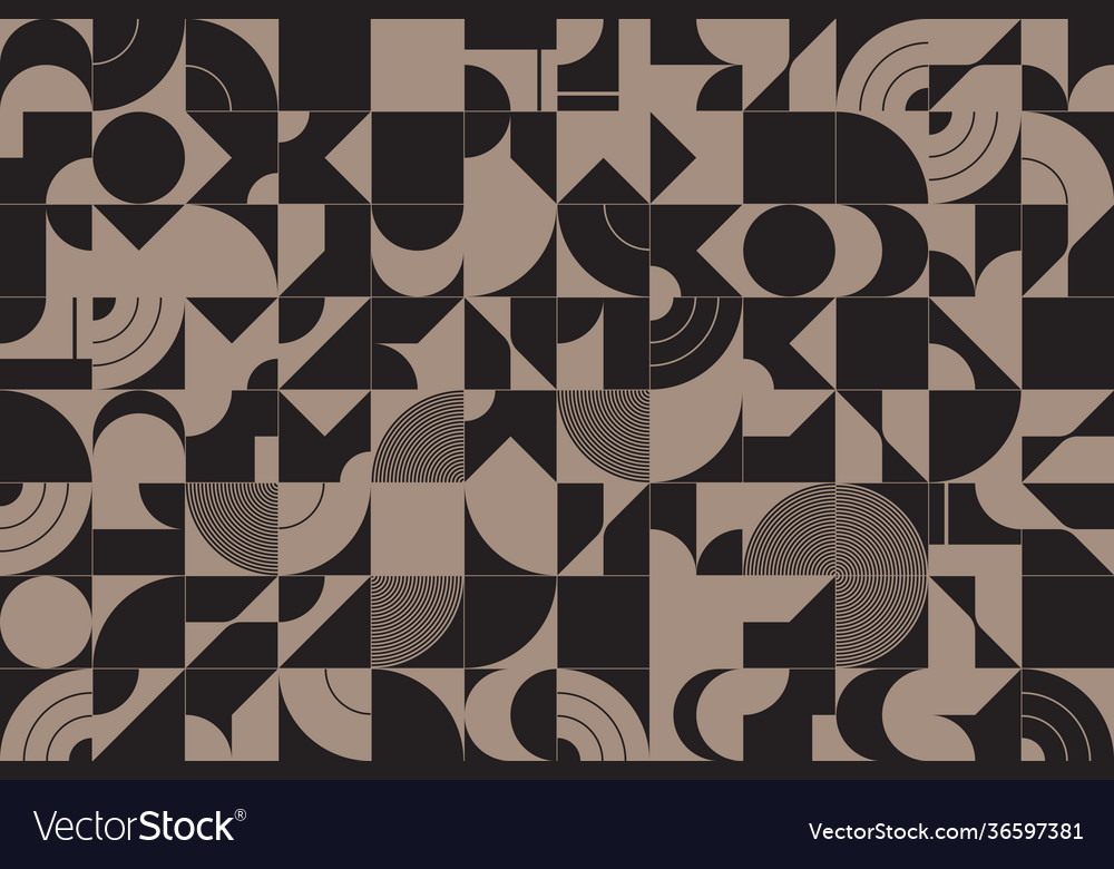 Monochrome abstract pattern design vector image Monochrome abstract pattern design