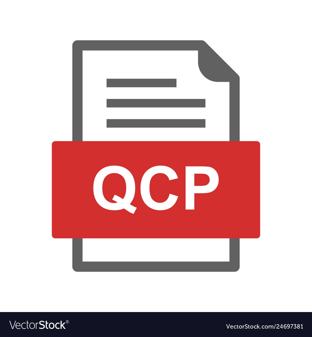 Qcp file document icon