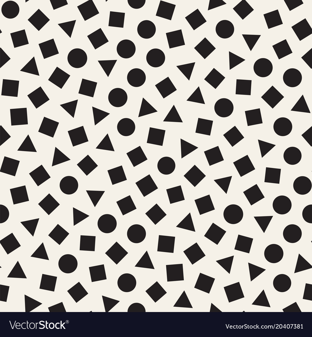 Seamless chaotic patterns randomly scattered