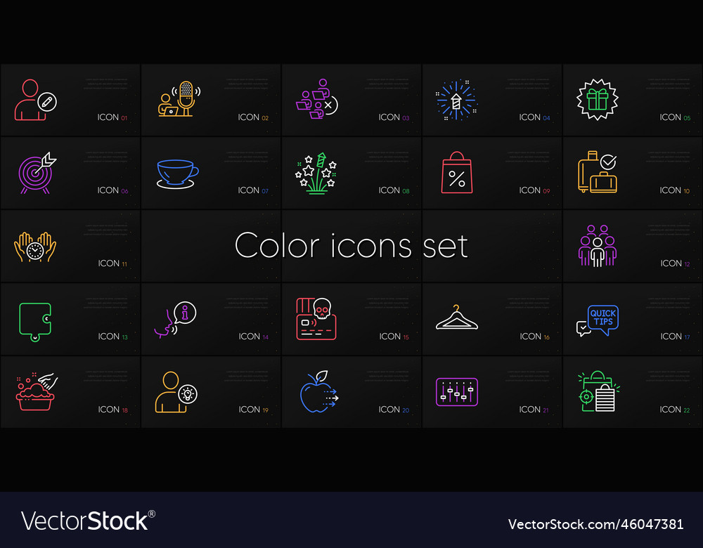 Set of dj controller cyber attack and user idea vector image Set of dj controller cyber attack and user idea