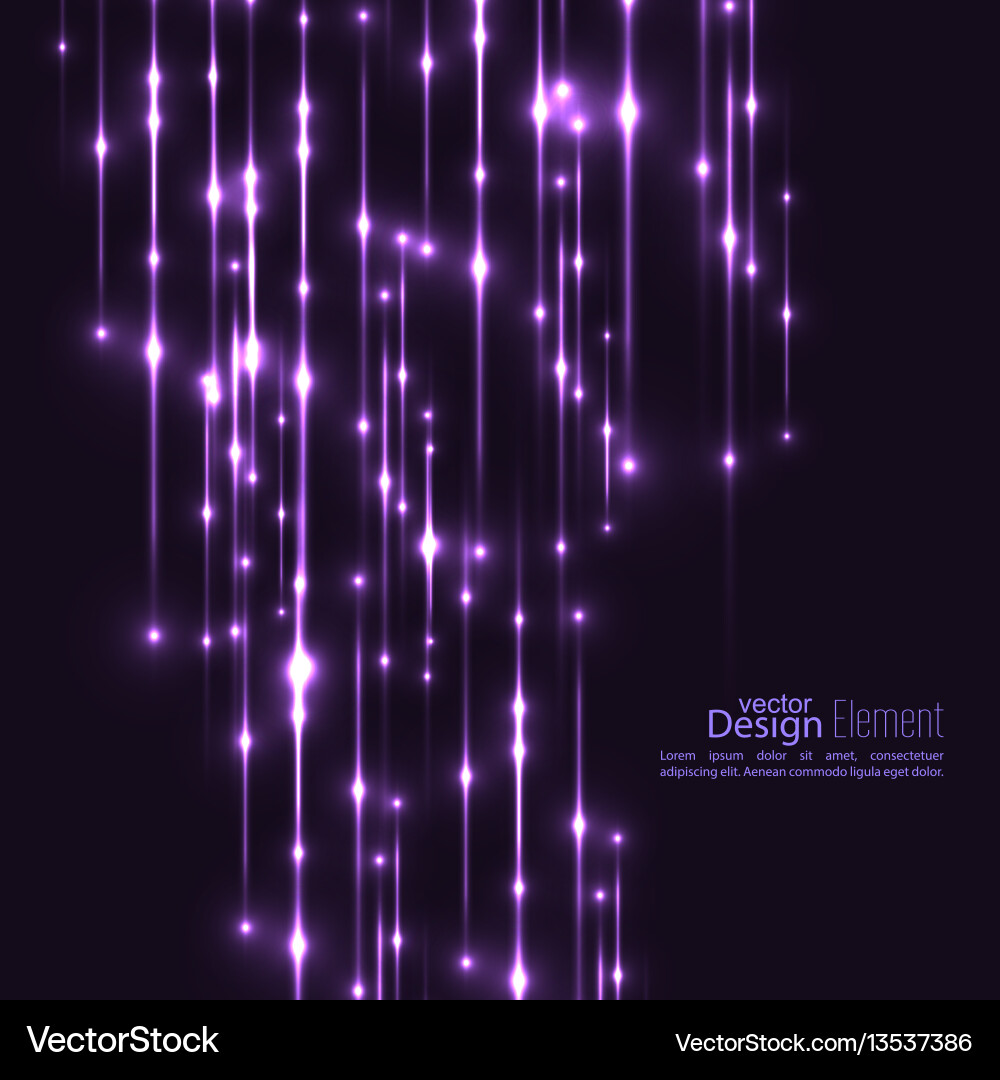 Abstract background with glowing rays Royalty Free Vector