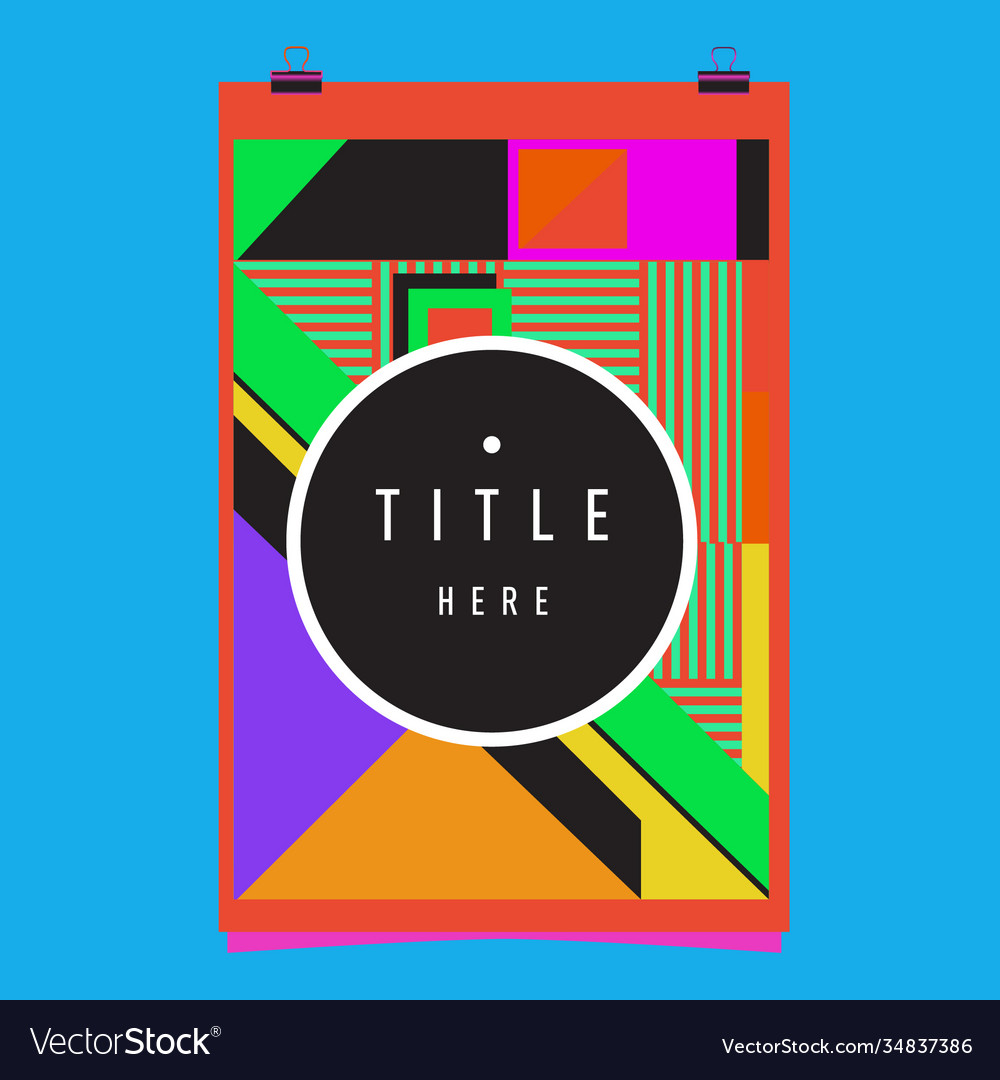 Abstract colorful geometric pattern background