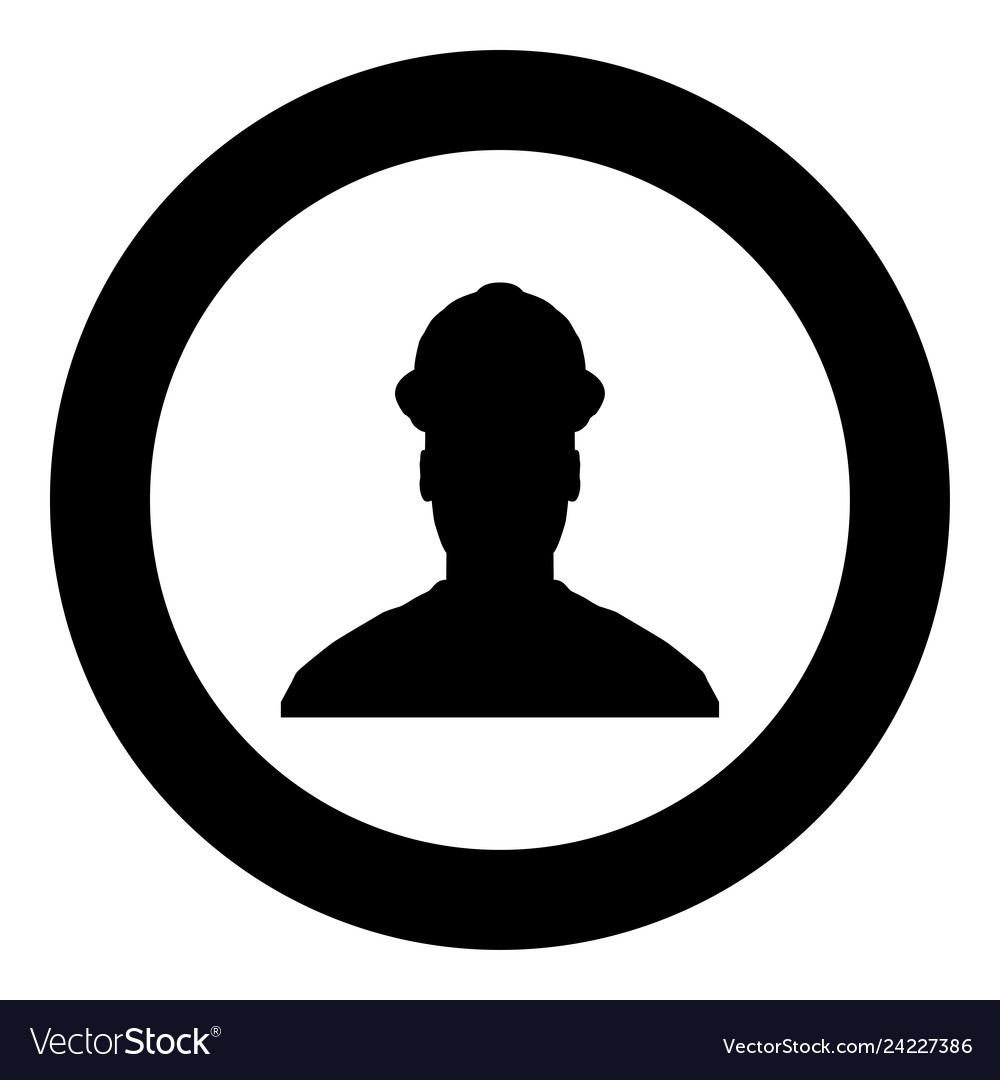 Avatar builder architect engineer in helmet view