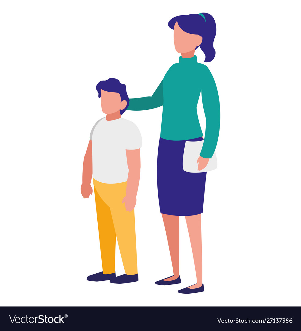 Happy family design Royalty Free Vector Image - VectorStock