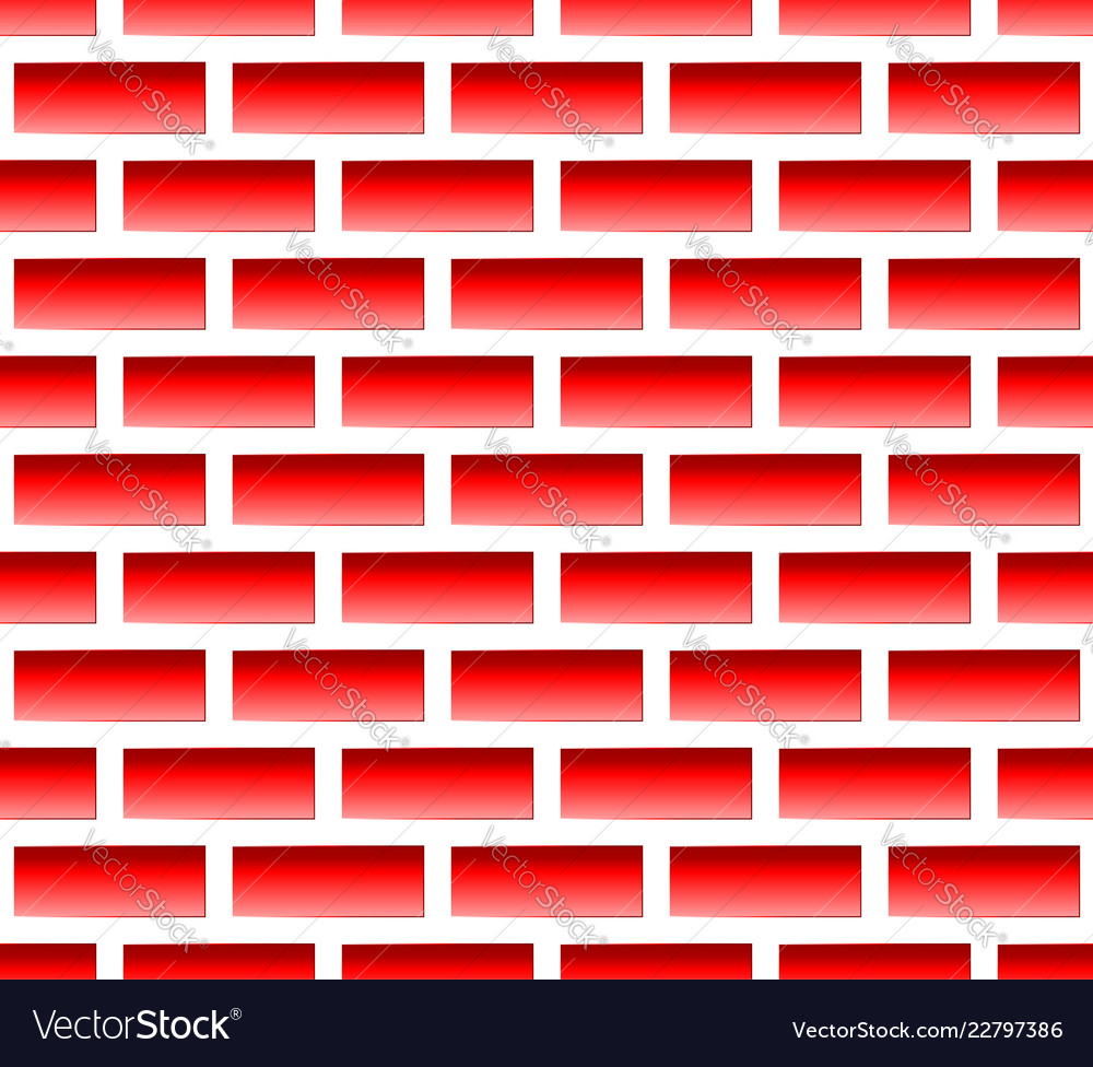 Red Brick Seamless Pattern Background