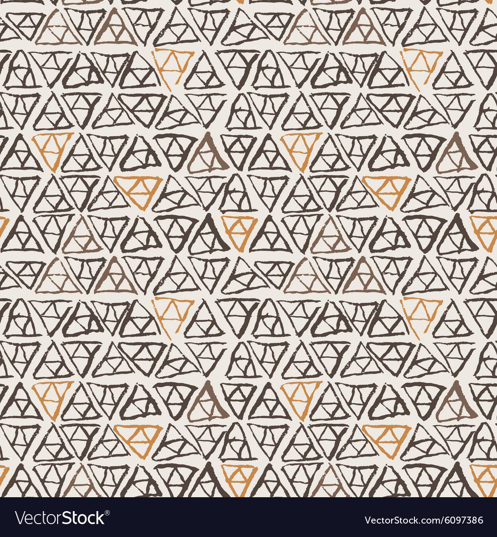 Seamless pattern of triangles Royalty Free Vector Image