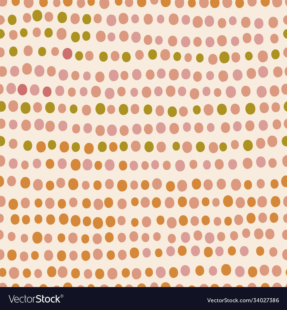 Seamless pattern with dots vector image Seamless pattern with dots