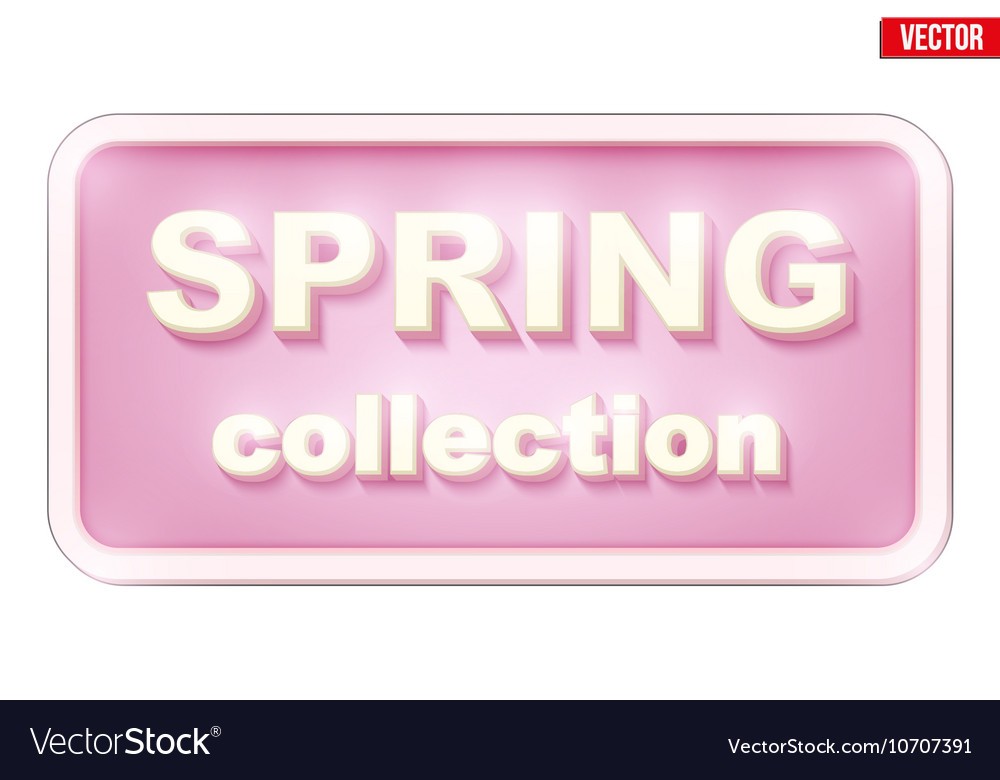 Spring Collection Label