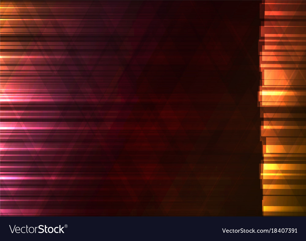 Warm triangle and square bar abstract background