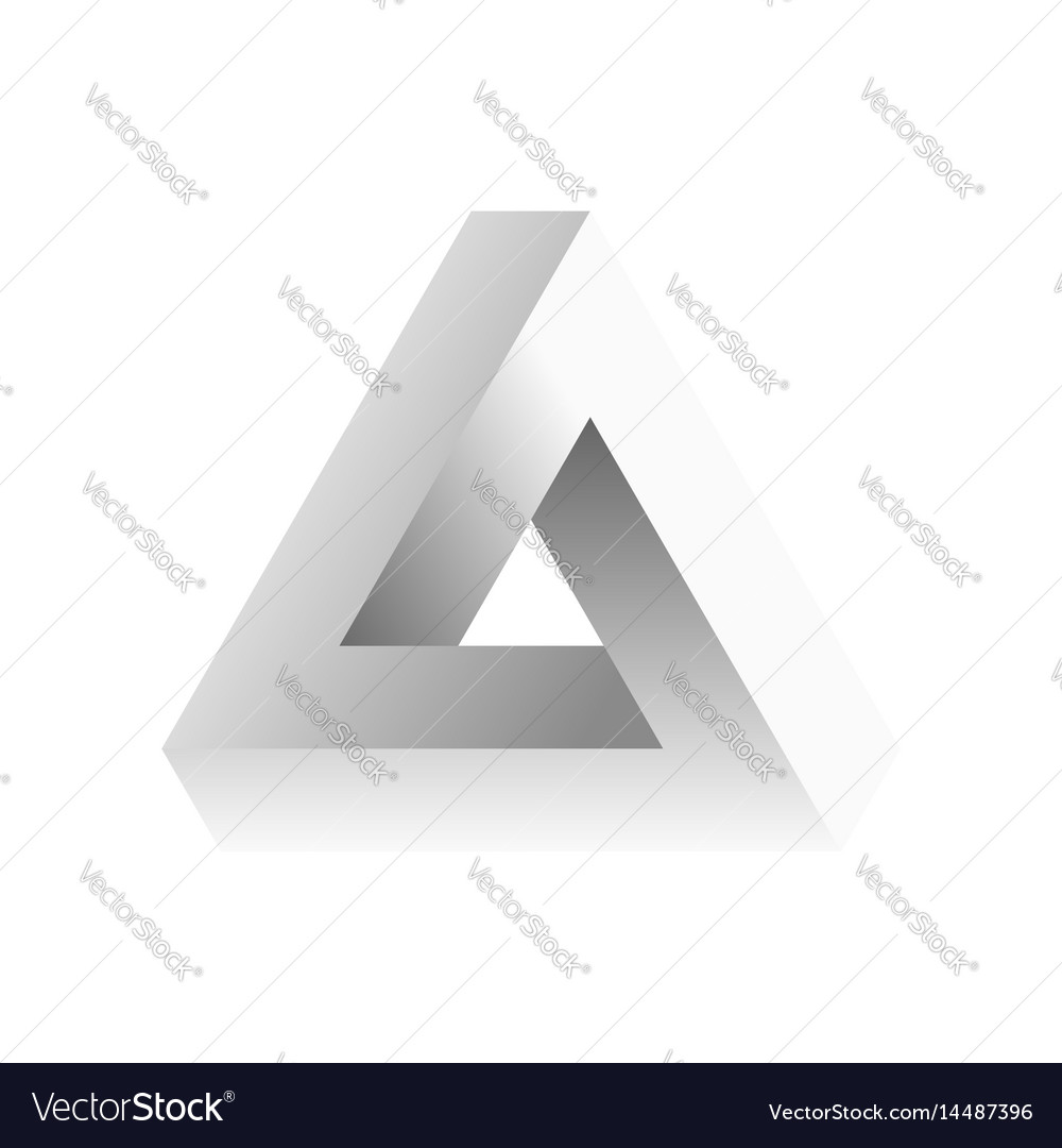 Abstract impossible triangle