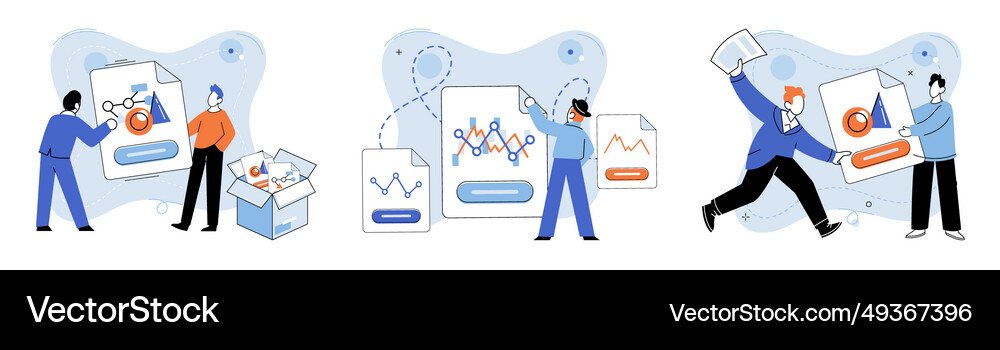 Cloud service the concept revolves Royalty Free Vector Image