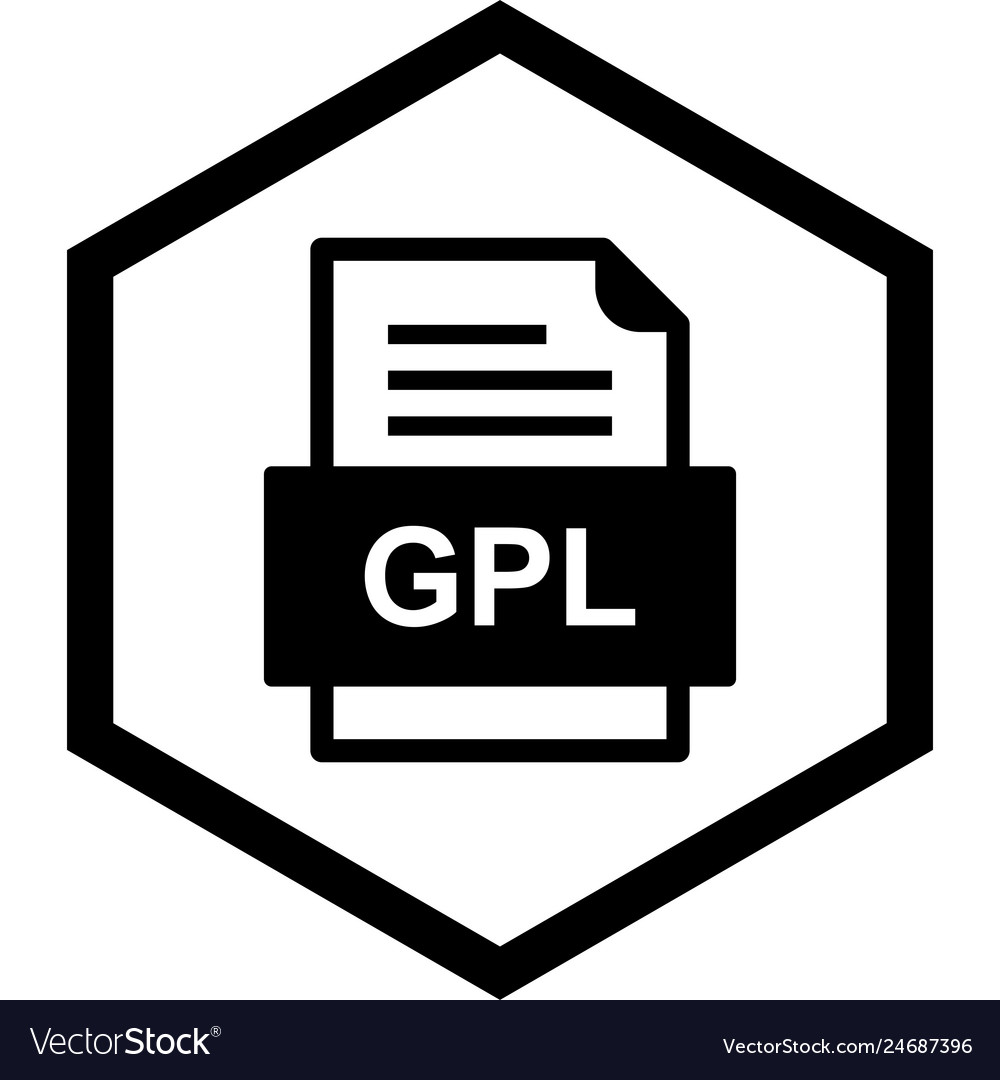 Gpl file document icon