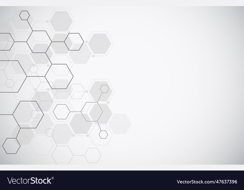 Molecule structure abstract tech background vector image Molecule structure abstract tech background