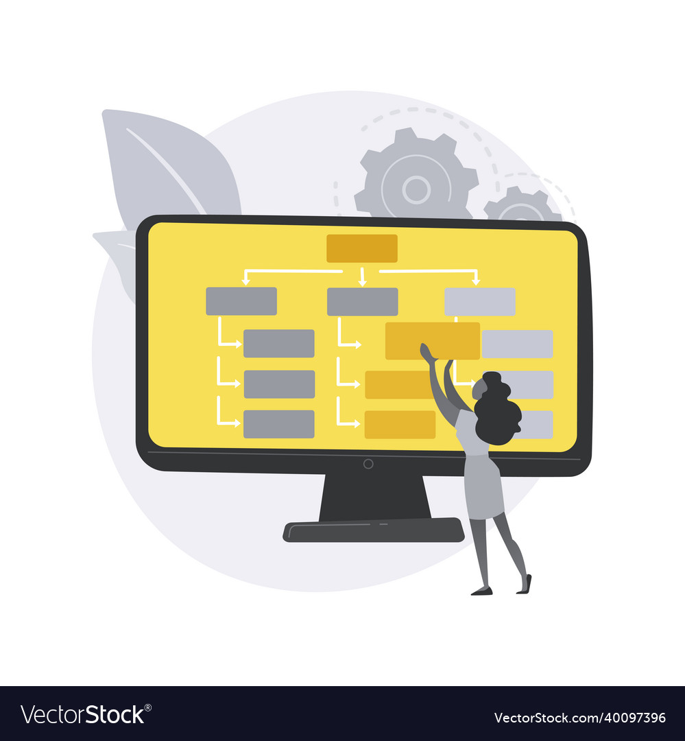 Sitemap creation abstract concept