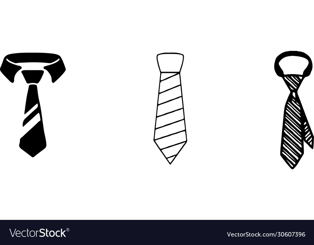 Tie icon isolated on background
