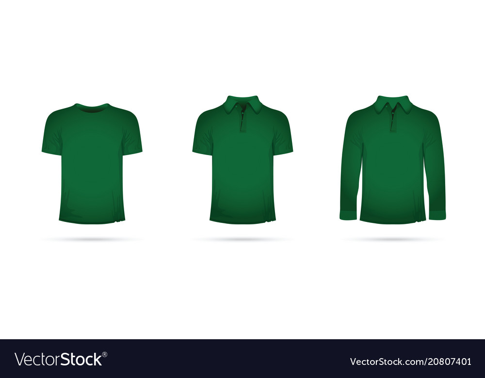 A green t-shirt Royalty Free Vector Image - VectorStock