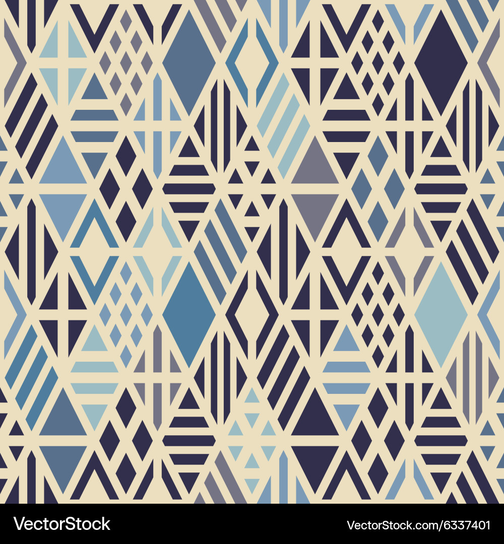 Geometric seamless pattern with rhombuses Vector Image