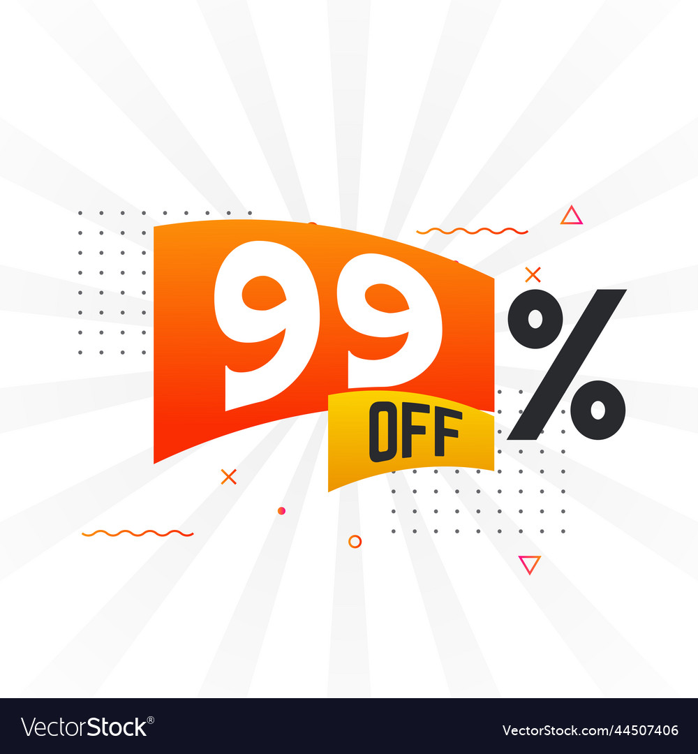 99 percent off special discount offer sale