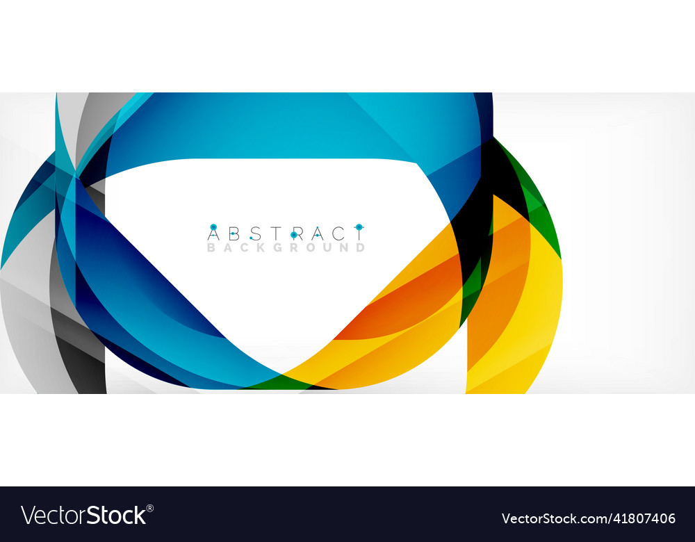 Abstract square shape with overlapping waves Vector Image Abstract square shape with overlapping waves