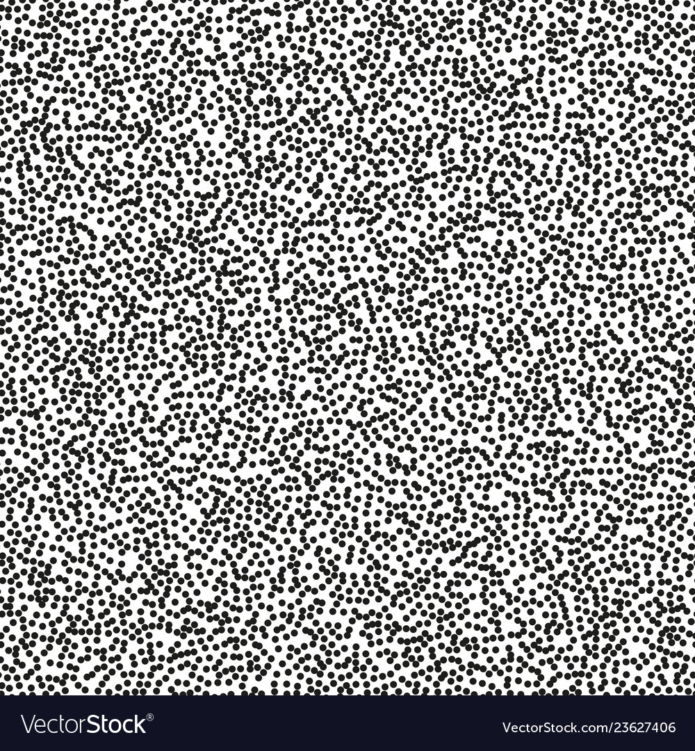 Dense Pointillist Dots Pattern