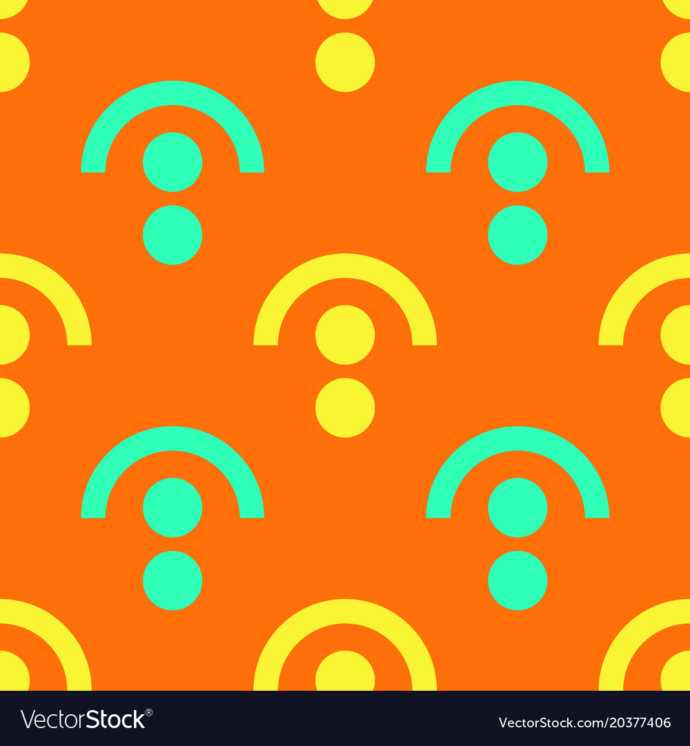 Lock under seamless pattern