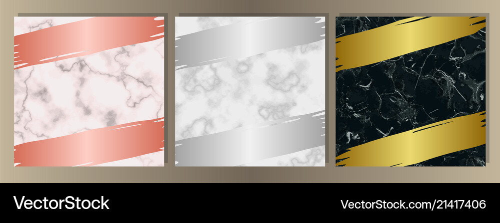Luxury marble set Royalty Free Vector Image - VectorStock