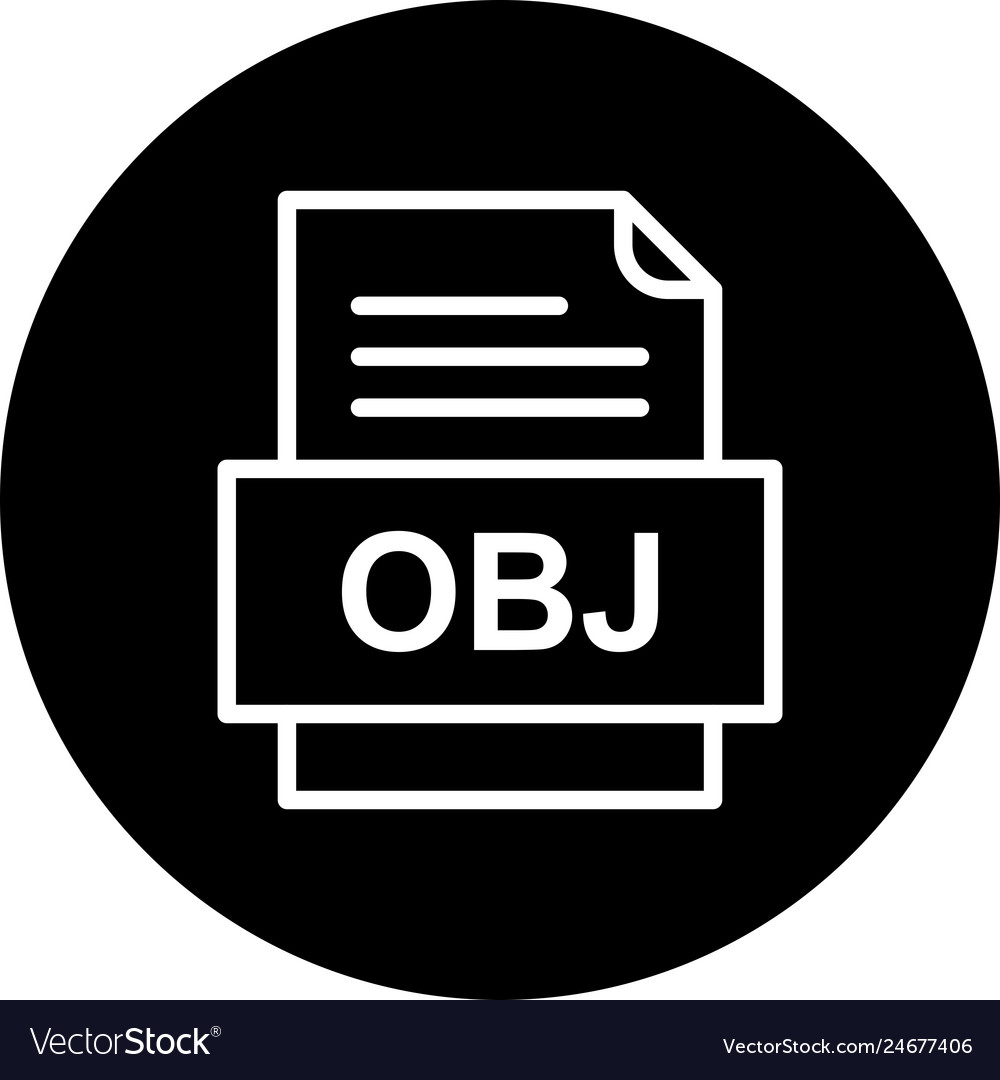 Obj file document icon