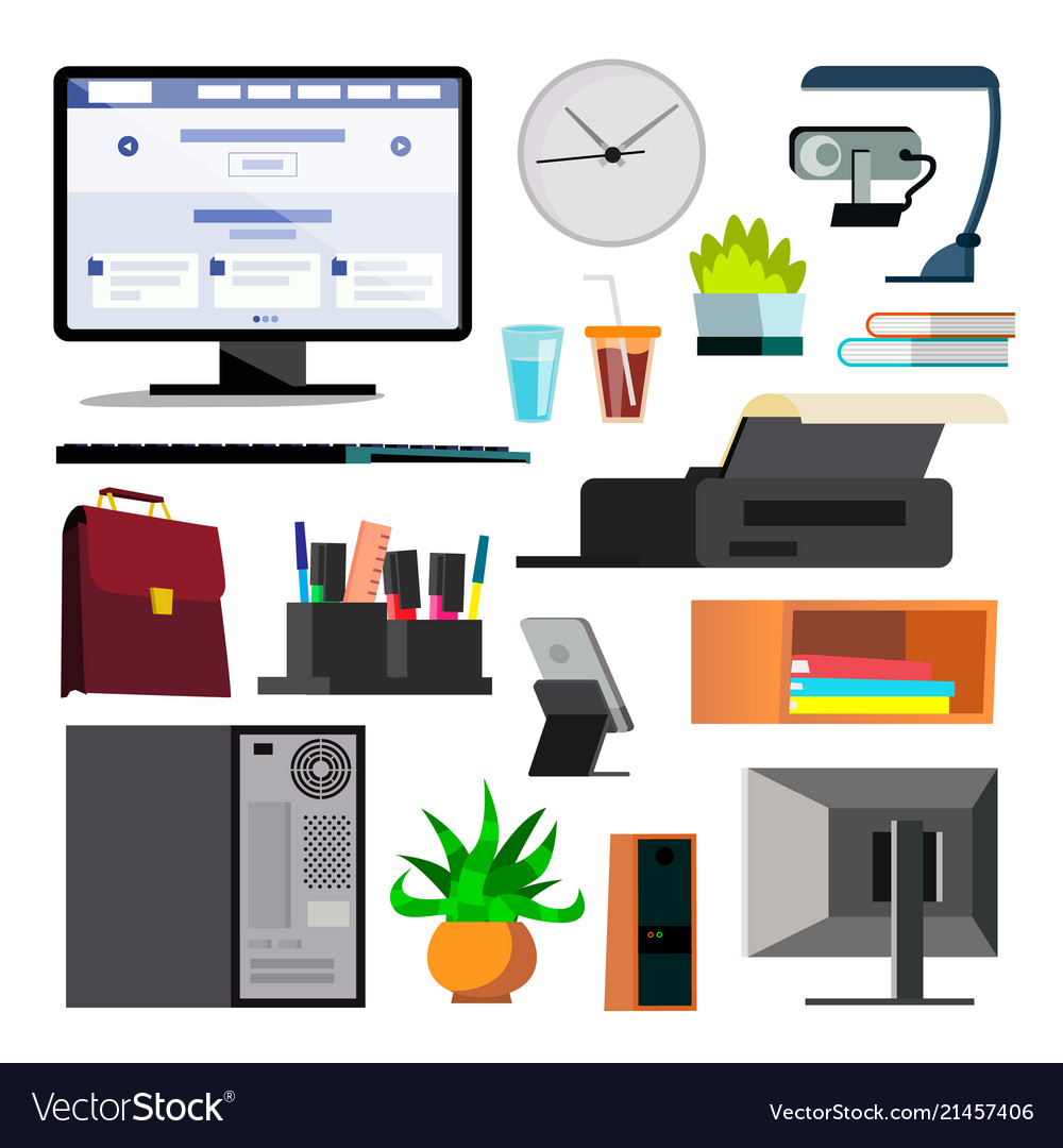 Office Keyboard & Electronics Set