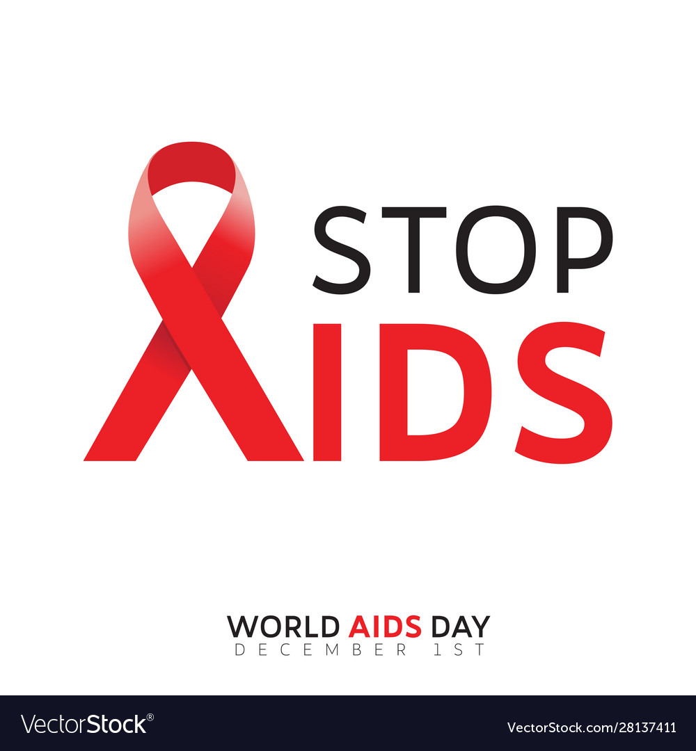 Design about world aids day