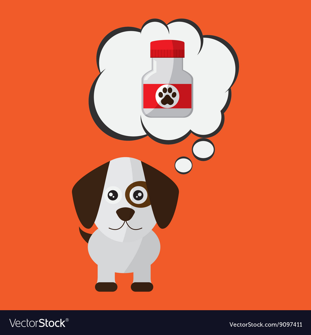 Dog pet cartoon animal design Royalty Free Vector Image