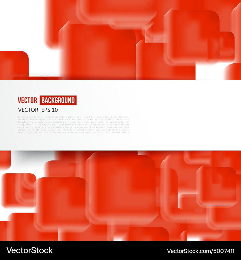 Red Geometric Abstract Background Royalty Free Vector Image