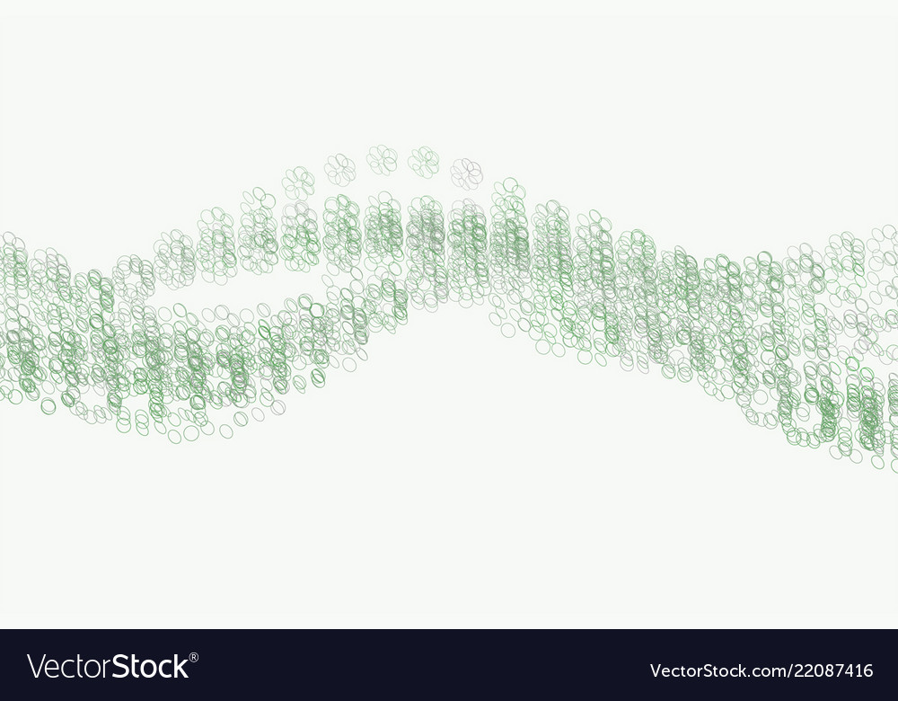 Abstract circles or ellipses geometric pattern