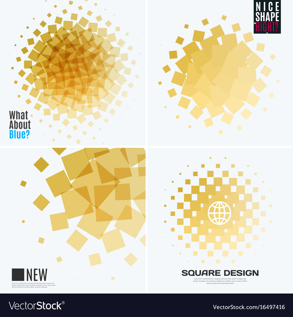 Abstract design elements for graphic layout Vector Image