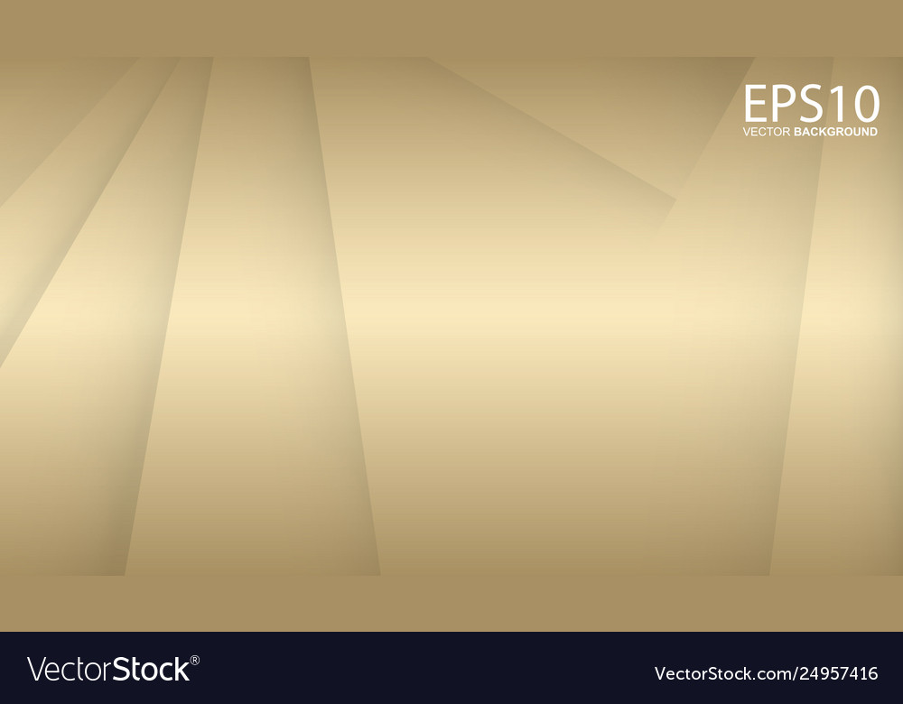 Abstract gradient gold color background vector image Abstract gradient gold color background