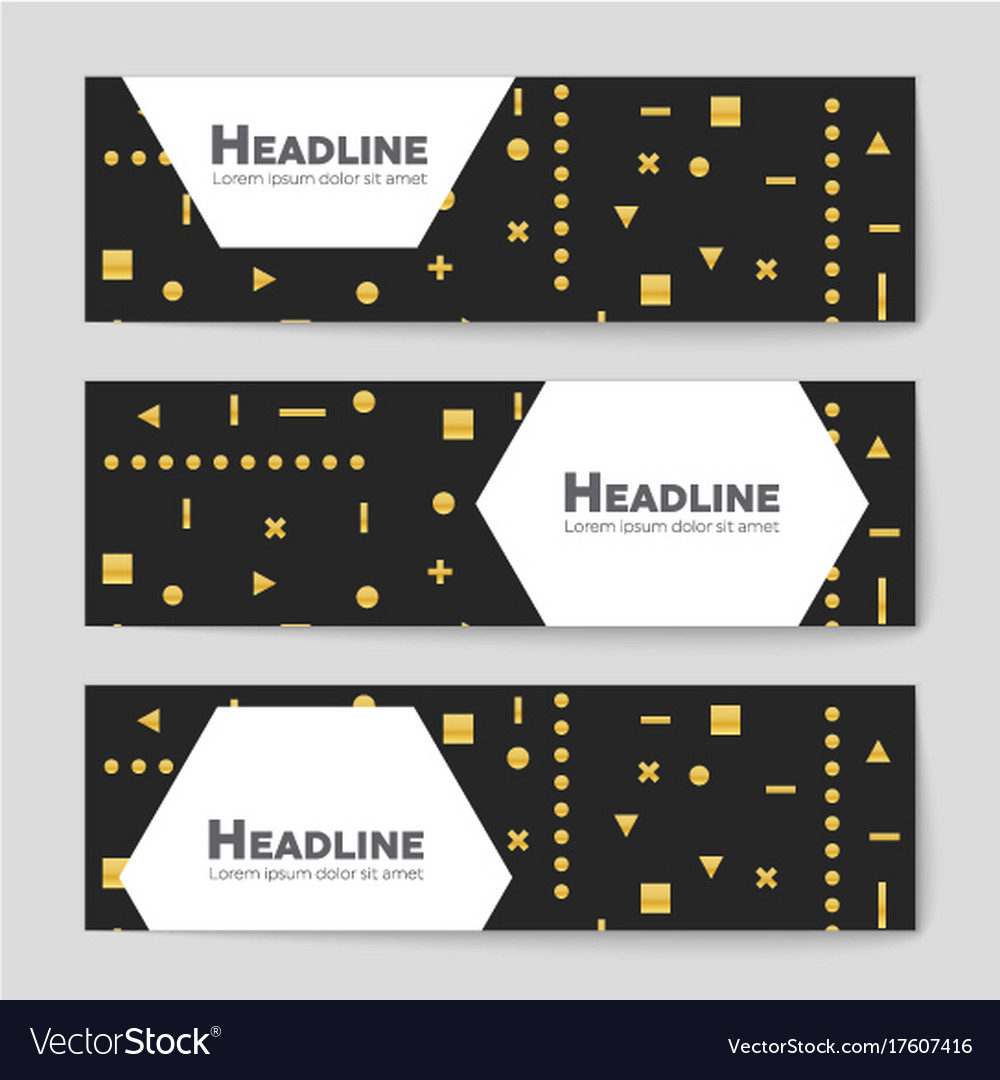 Abstract layout background set for art