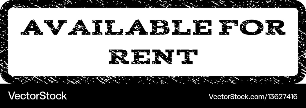 Available for rent watermark stamp Royalty Free Vector Image