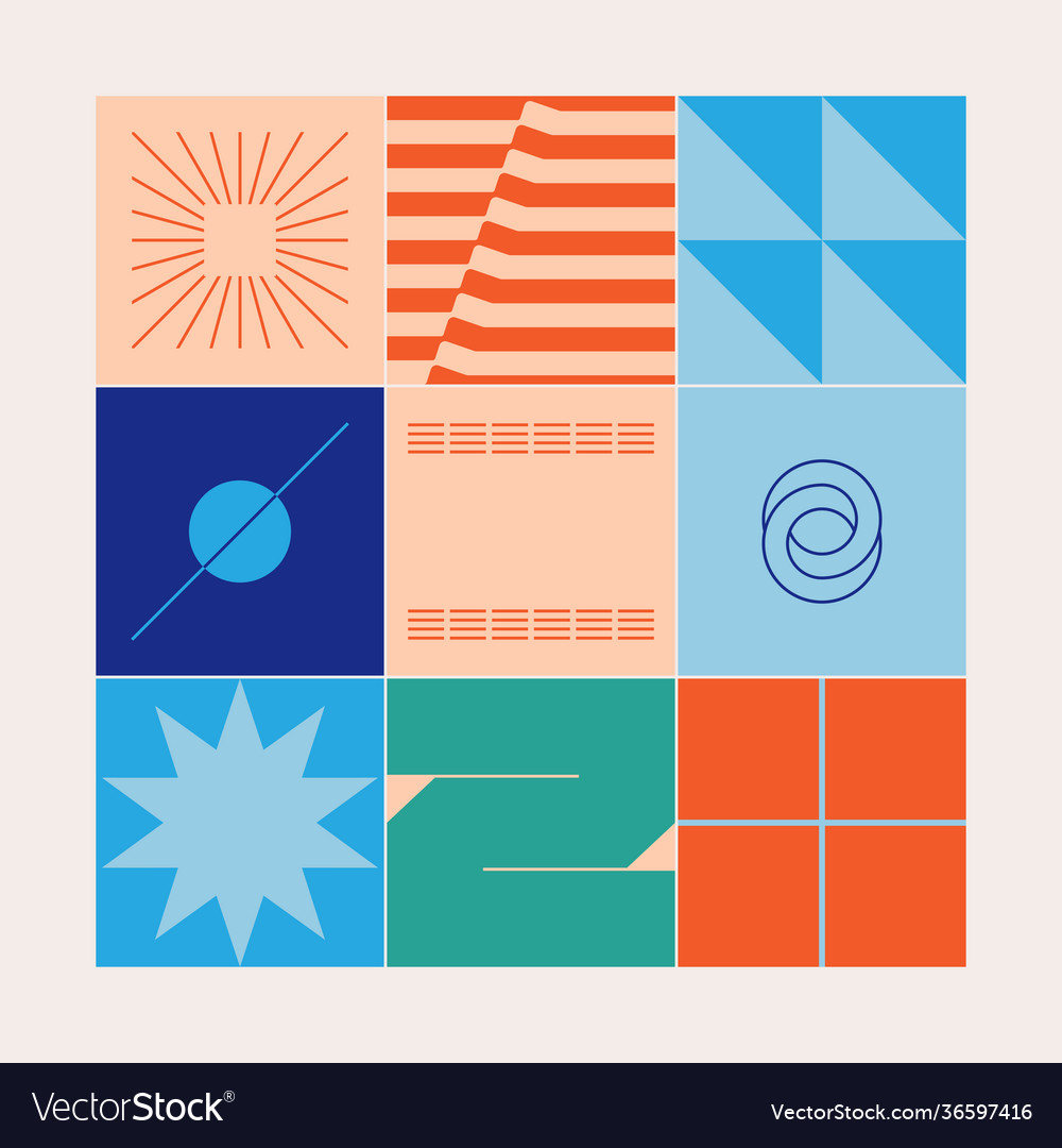 Digital design abstract pattern
