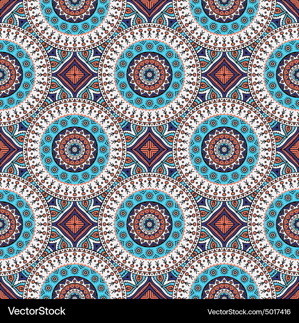 Ethnic seamless pattern Royalty Free Vector Image