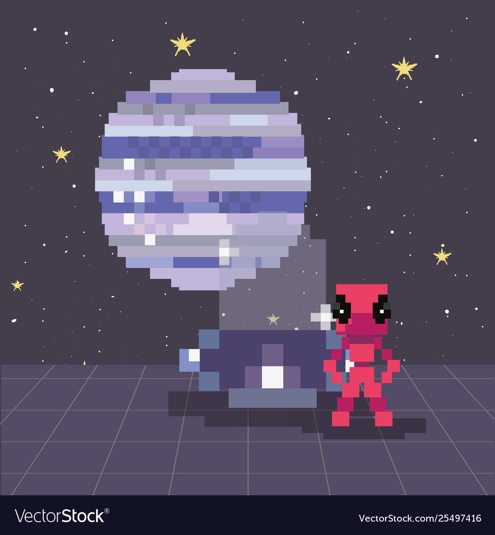 Invader video game retro
