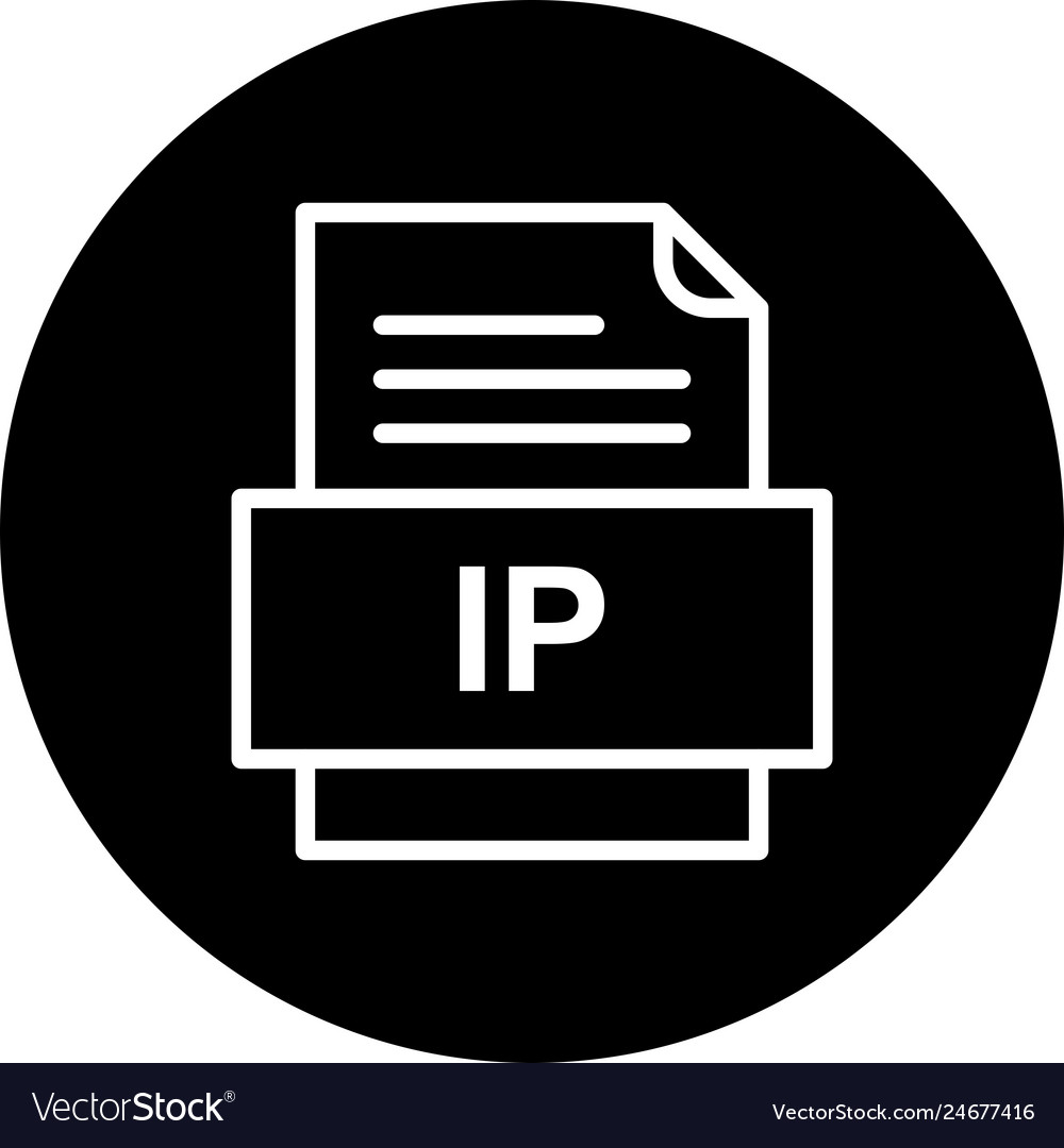 Ip file document icon