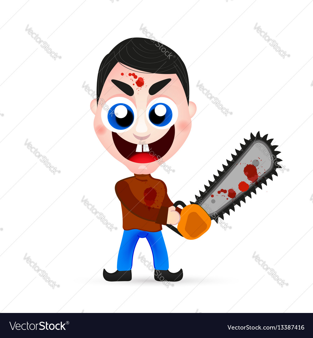 Killer wielding a chainsaw