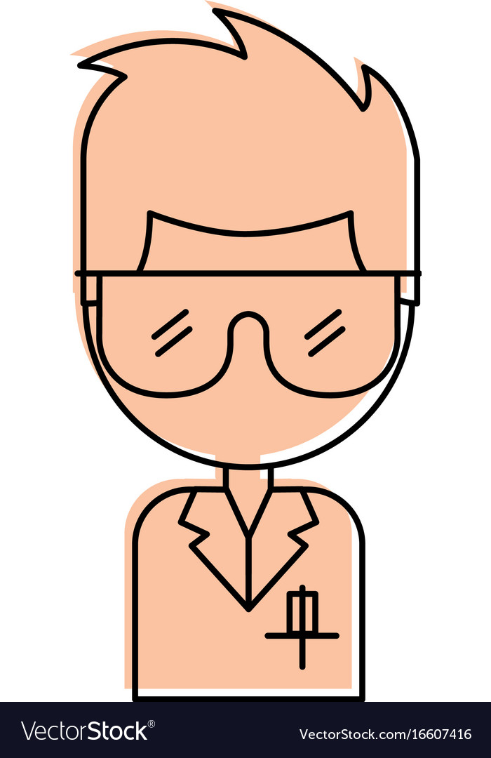 Laboratory scientist avatar character